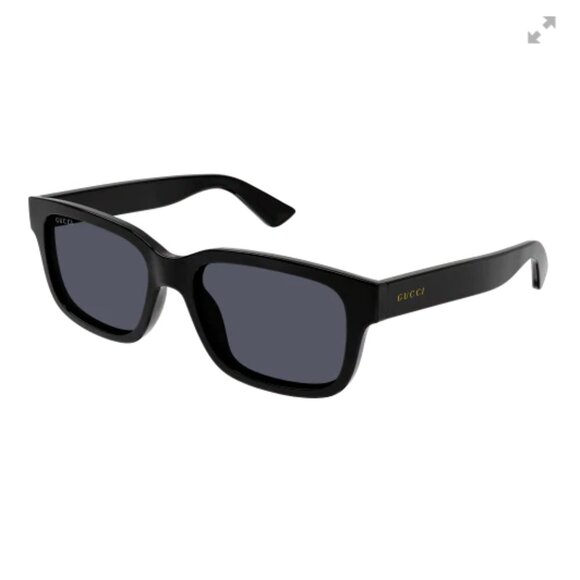 NEW GUCCI MEN SQUARE BLACK SUNGLASSES GUCCI